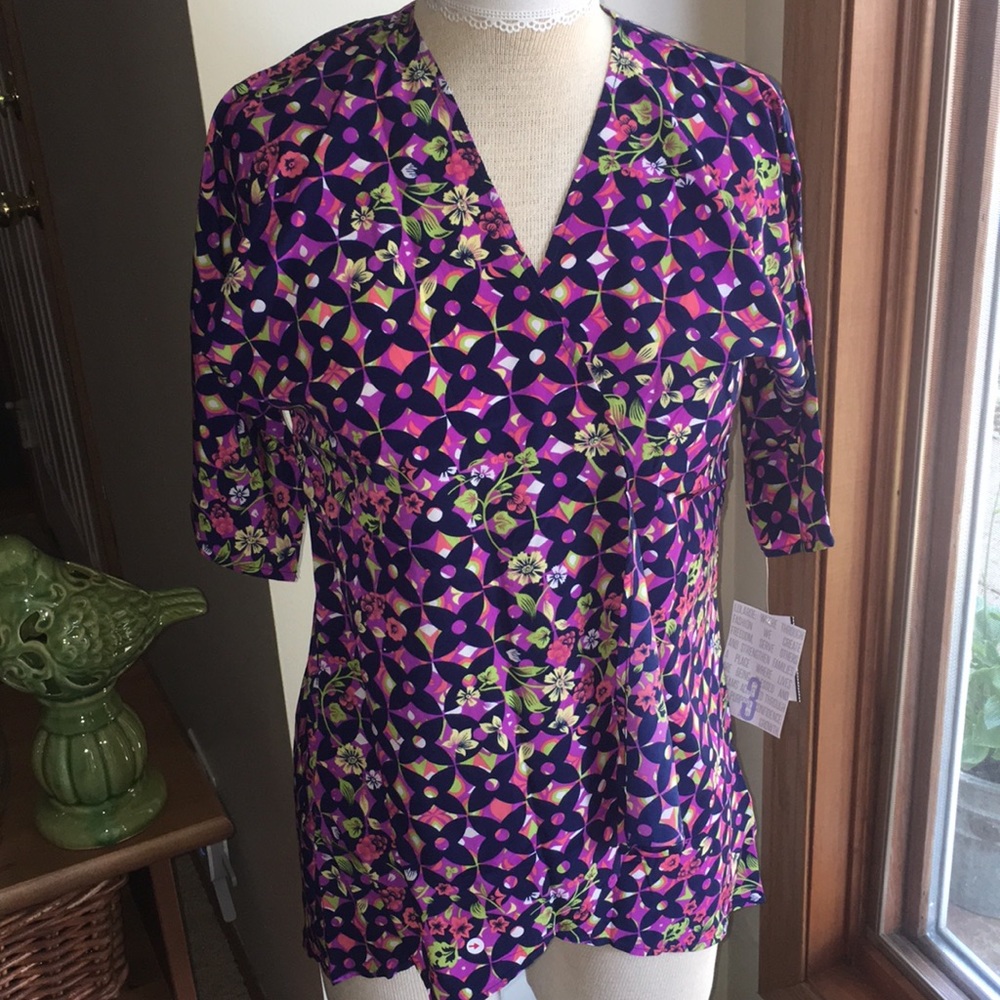 LuLaRoe Floral Bianka
